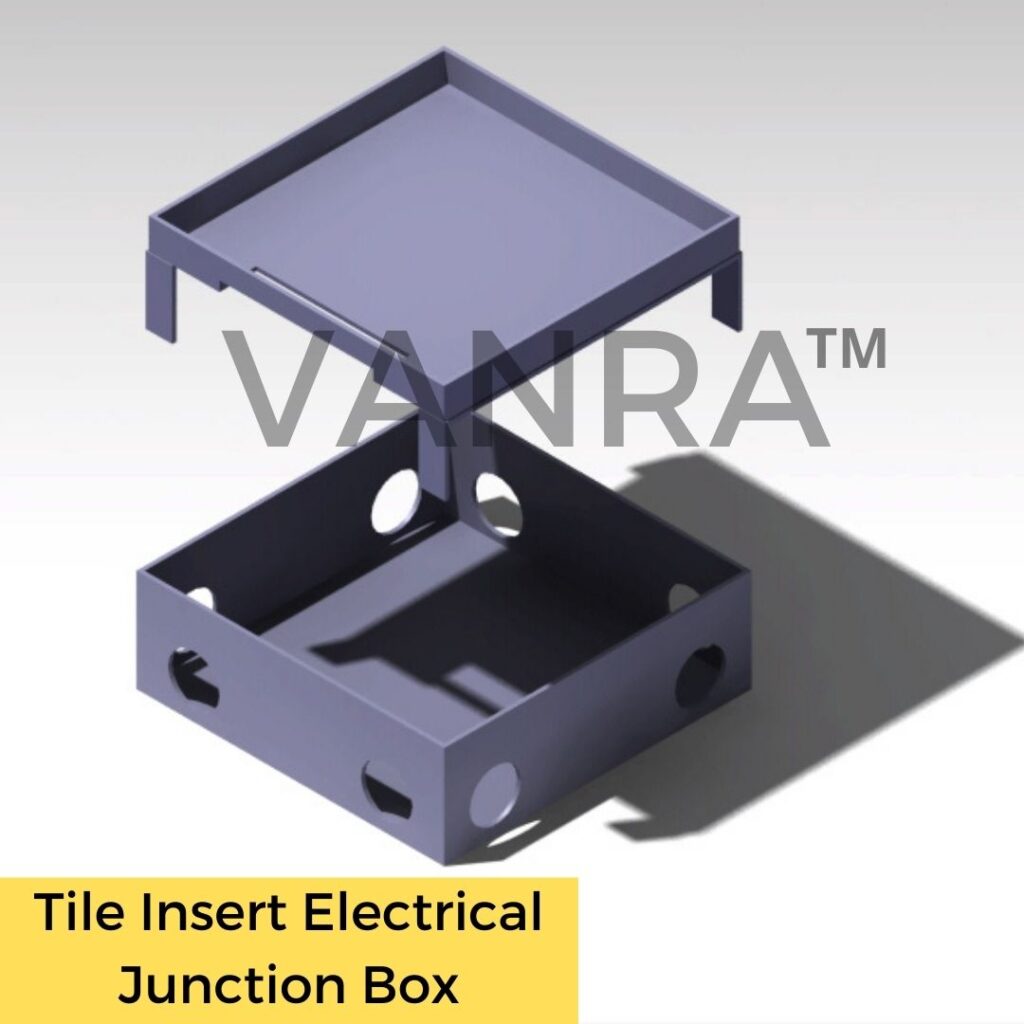 Tile insert Marble Insert electrical Junction box